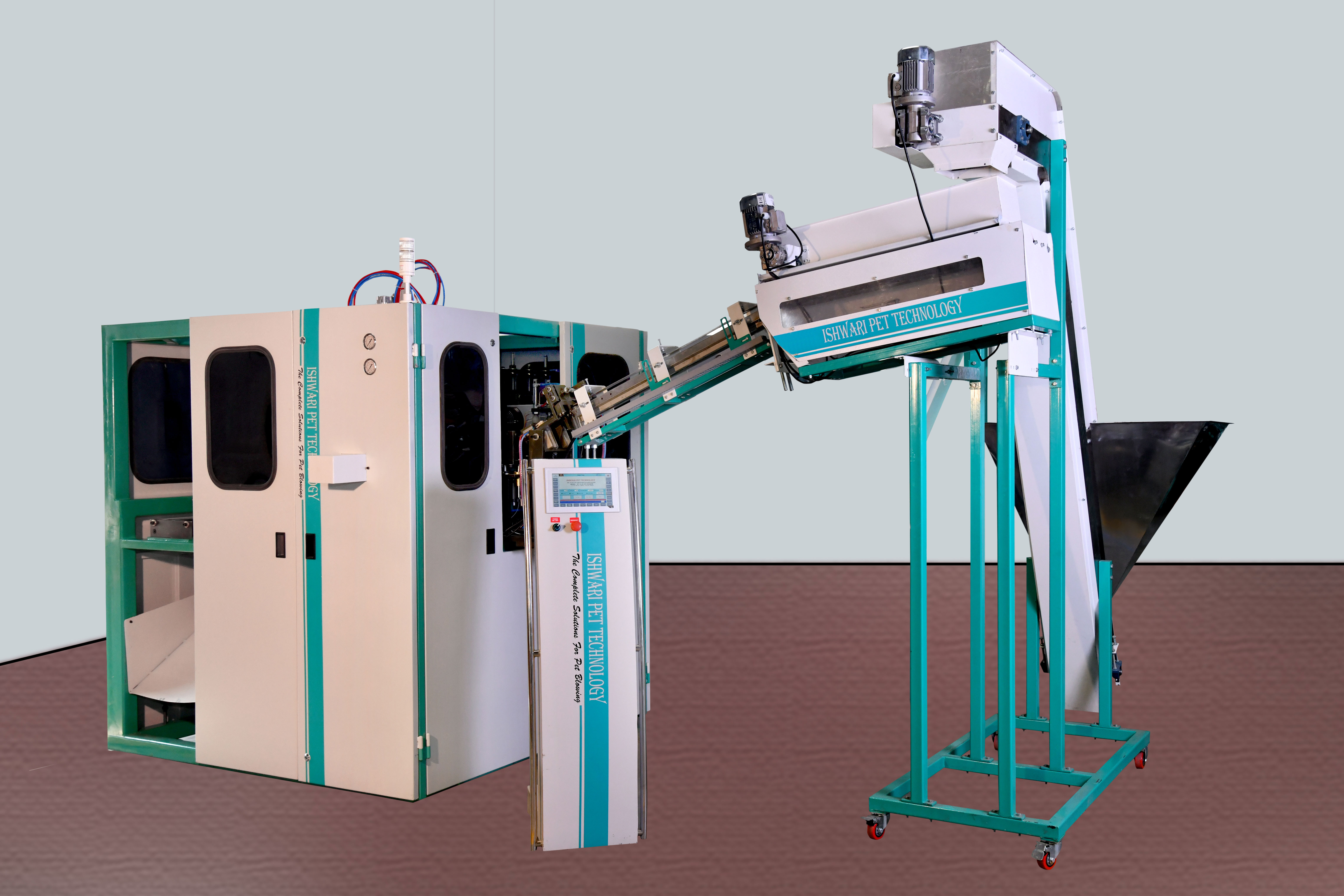 One Litre Two Cavity PET blow moulding machine